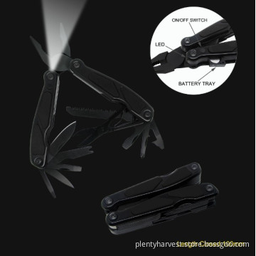 Own Design Highest Top Quality Multi-Tools with on/off Switch LED (#8129BLKP)